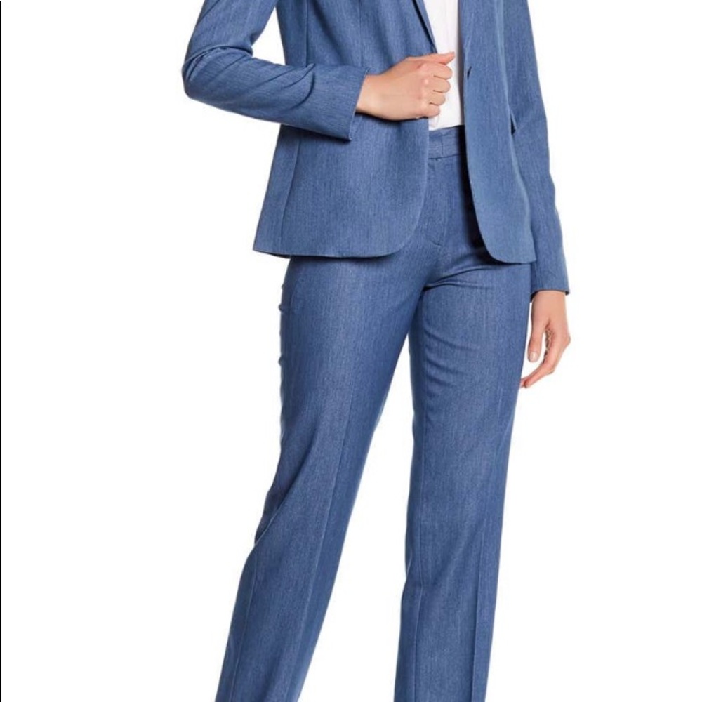 T Tahari Chambray Dress Pants